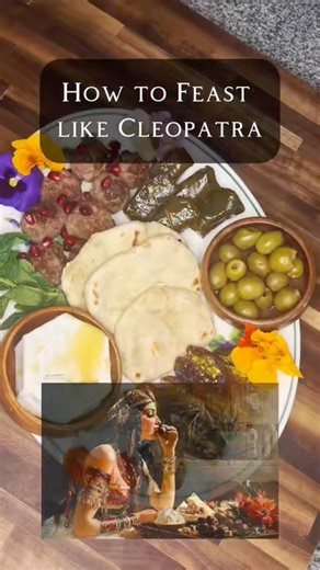528K views · 16K reactions | How to Feast like Cleopatra #history #recipe #cooking #fyp #cleopatra #egyptian #historical #ancienthistory #egypt #ancientegypt #healthy #historybuff #historyfacts | Eats History | Facebook