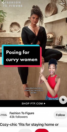 Posing can feel very 1 sided when you are a curvy woman. But your curves don’t have to limit your ability to give variations in your poses and to have amazing images….as u can see with the model@Fashion to Figure ‼️Grab from free posing guide on my site and I also teach posing classes #posing #modelingcoach #kamlakay #posingcoach #howtopose #curvygirl #curvygircommunity ##curvywomen #thickerthanasnicker#plussizefashion #greenscreen