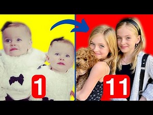 The Allan Twins - Transformation From 1 to 11 Years Old (Mia Allan & Ella Allan)