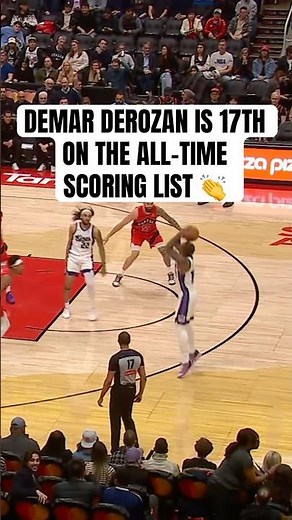 DeMar continues to climb up the all-time scoring list