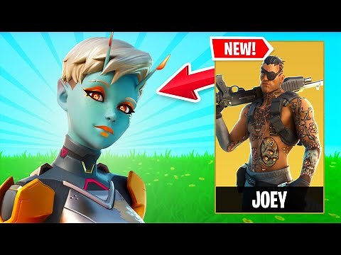 NEW JOEY Skin Gameplay in FORTNITE! (UNZIPPED Built-in Emote)