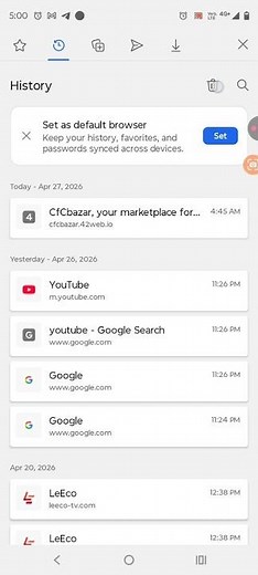 How to Delete Browsing History on Edge Mobile | Quick Privacy Tip | CfCbazar