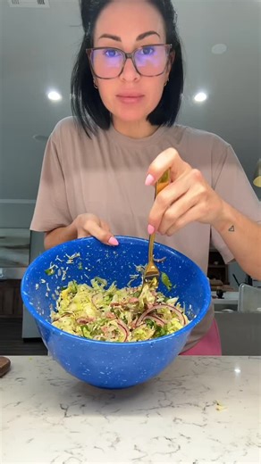 Meaghan Mattei on Instagram: "I got this recipe from @snackbenimble page! It’s SOOOO good!!! #salad"