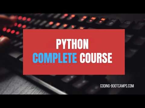 Complete Course with 4 Hands-on Projects for Learning & Mastering Python Programming Language