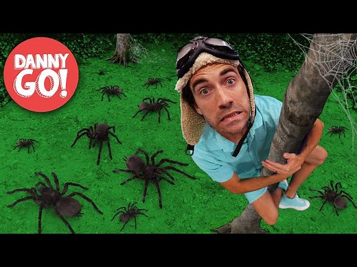 "Spooky Spiders Everywhere!" 🕷🎃 Halloween Adventure | Floor is Lava Game | Danny Go! Songs for Kids - Videos For Kids