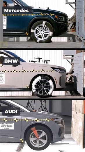 BMW vs Audi vs Mercedes: Frontal Crash Test!