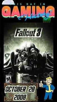 This Day in Gaming History | ☢️Fallout 3 — The Wasteland That Changed Everything