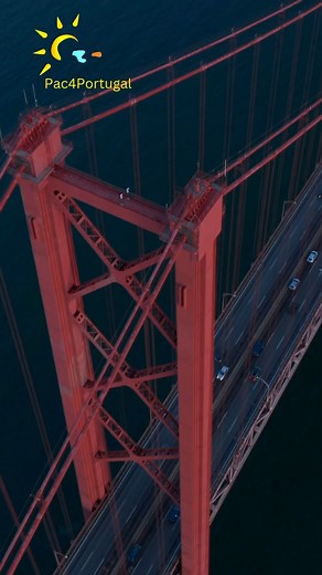 🌉 Iconic Views: The 25 de Abril Bridge in Lisbon 🌉 Did you know Lisbon is home to one of the most stunning suspension bridges in the world? The 25 de Abril Bridge spans the Tagus River, connecting the city to Almada and offering breathtaking views that will leave you speechless. 🚗 Fun Facts: Often compared to the Golden Gate Bridge in San Francisco for its design. Opened in 1966 and named to commemorate Portugal’s 1974 revolution. You can spot the Christ the King Statue (Cristo Rei) nearby, a