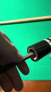 How to change weights on pool table cue
