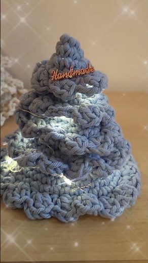 Weihnachtsbaum häkeln 🎄 modern und farbenfoh 🧶einfach und schnell #häkeln