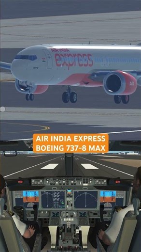 AIR INDIA EXPRESS Boeing 737-8Max | landing at Dubai | infinite flight#infiniteflight #aviation#b787