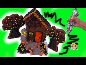 Halloween Gingerbread Cookie House Craft Kit No Bake Food Holiday Set Video - Videos For Kids