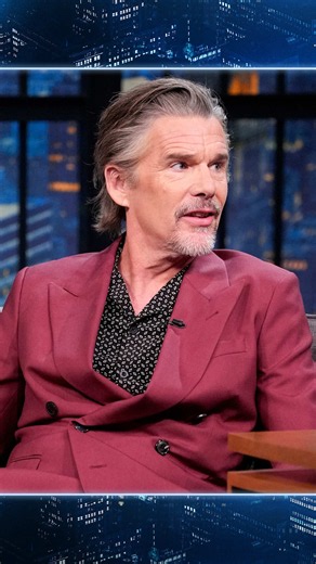 Ethan Hawke shares what it was like watching his daughter, @Maya-hawke, get married 🥹