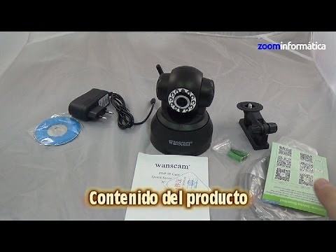 full review wanscam ip camera jw0008 jw008 camara e-view7 app Android negra