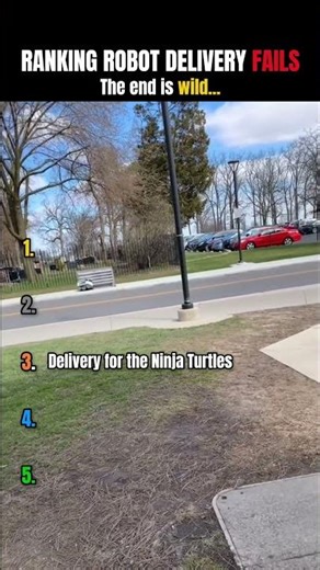 Ranking Funny Delivery Robot Fails 🤖😂