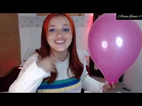 Girl Fails to pop a balloon after several tries - Non popper - AL Balloon World
