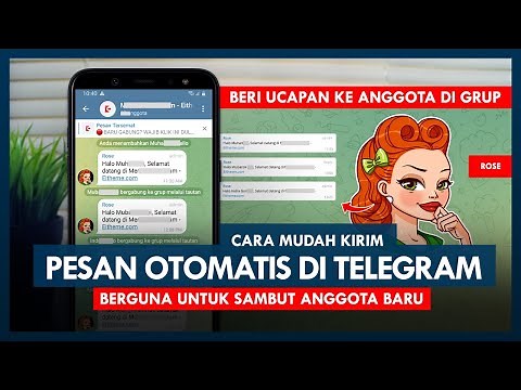 Cara Membuat Pesan Otomatis di Telegram | Setup Telegram Rose Bot