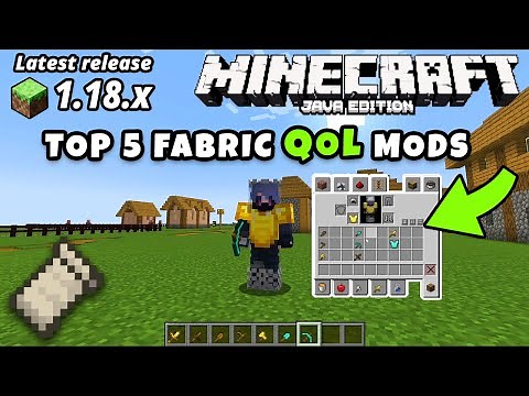 Minecraft Java 1.18.1 Top 5 Best QoL Fabric Mods For Minecraft 1.18.1 (Quality of Life Mods)