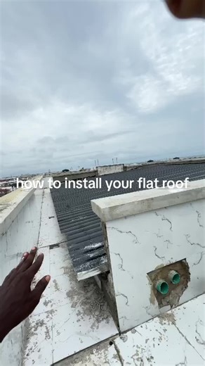 Flat roof sealed tight. Bring on the weather