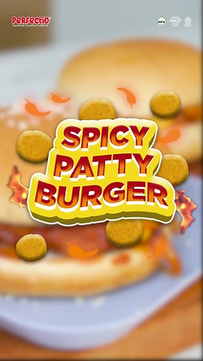 ✨Resep Spicy Patty Burger, Menu buat kamu yang suka pedas!✨ Lagi cari ide buat menu weekend ini? Yuk coba bikin Spicy Patty Burger ala Perfectio! Perpaduan renyah roti dengan isian Patty Burger Perfectio bikin menu makan kamu makin spesial. Dijamin jadi favorit ini sih. Yuk bikin sekarang! 😍 #Perfectio #ChickenPattyBurger #FrozenFood #ResepBurger #Menusimple #KreasiPerfectio