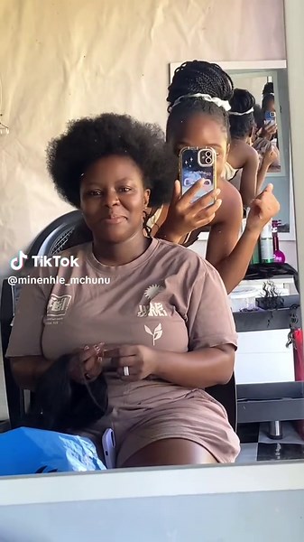Goddess braids hair transition