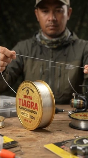 Senar Super Tiagra 100m Fluorocarbon leader Best Quality #fishing #mancingceria #mancing
