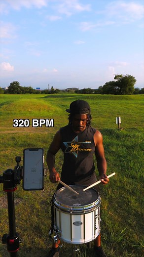 320 BPM Quadruple Stroke Roll | sdjmalik