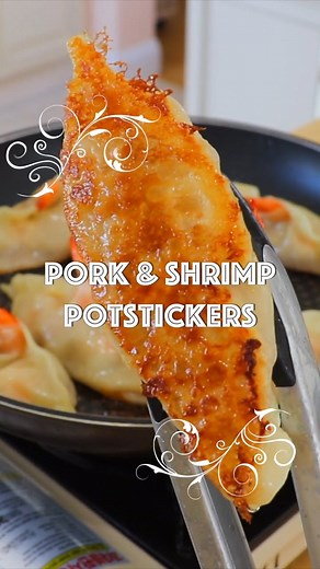 CiCi Li | Pork and Shrimp Potstickers! 📝 Full Video + Printable Recipe: https://cicili.tv/pork-and-shrimp-potstickers/ Serving: 12 potstickers Prep... | Instagram