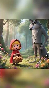 Caperucita Roja Historia Completa: Cuento Clásico Infantil con Moraleja! P1🌳✨ #cuentoanimado