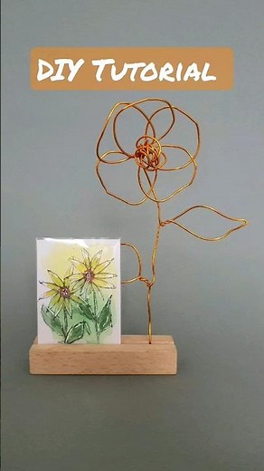 DIY wire flower tutorial/ Drahtblumen Anleitung #diy #tutorial #flowers ‪@DrahtElfe‬