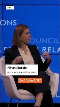 U.S. is unprepared to prevent a 9/11-scale cyberattack, says Senator Slotkin