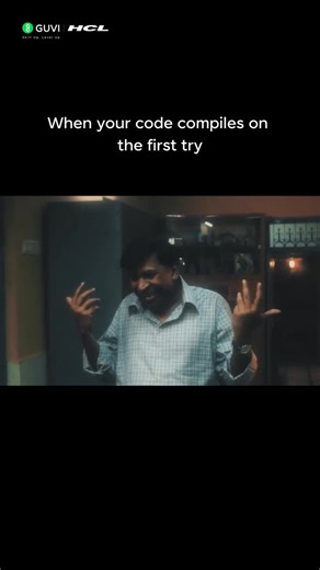 HCL GUVI on Instagram: "🕺🏻🪩 #programmingmemes #codingmemes #codinglife #maareesan #tamilmovie #movieedit #vadivelu #tamilmeme #funny #programmingjokes #programmerlife #trending #chanel #americanboy #explore #fyp #trendingaudio #trendingreels #HCLGUVI #relatable #coder #hacker #compile #codingjokes #edutech #codingclasses (funny trending video vadivelu fahadh mareesan joke coding memes programming relatable code compiles coder life corporate it job code fun learn with HCL GUVI edutech coding c