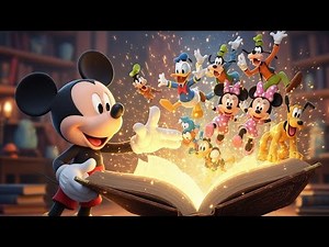 💛🐭 Mickey Mouse Magical Love Story | 3D Cartoon Romance ✨ Golden Light Moments