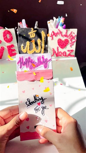 Create Your Own CRAZY Pop-up Birthday Card at Home🥳Party Poppers #diy #partypopper #shorts #craft