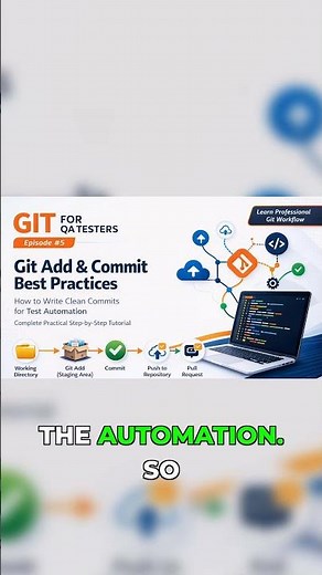Master Git Add and Commit (QA Edition) #testing #git