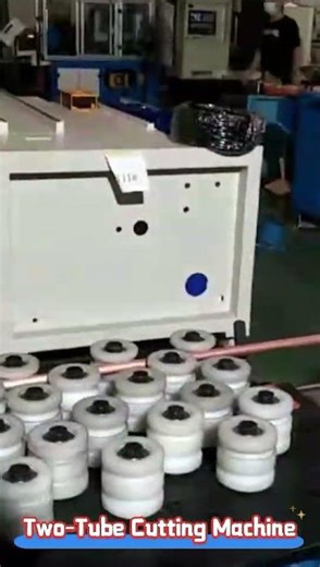 Two-tube saw blade cutting machine