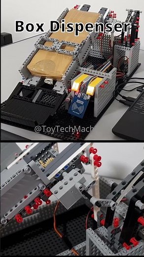 RFID-Activated Box Dispenser Prototype in Action!