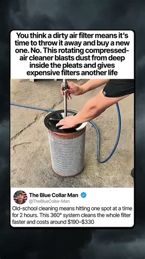 THE TOOL THAT BRINGS DIRTY AIR FILTERS BACK TO LIF