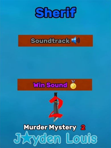 MM2 Soundtrack and Win Sound #mm2 #roblox #edit