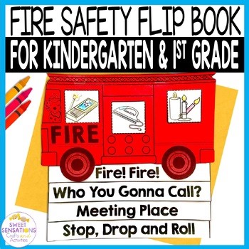 Fire Truck Craft with Fire Safety Coloring Pages Fire Safety Book Kindergarten