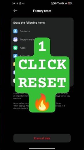 Phone Reset Kaise Kare 🔥 | Factory Reset Full Guide (All Data Delete)