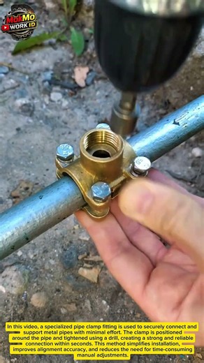 Genius Pipe Clamp Tool Makes Installation Faster and Easier! 🔧⚡