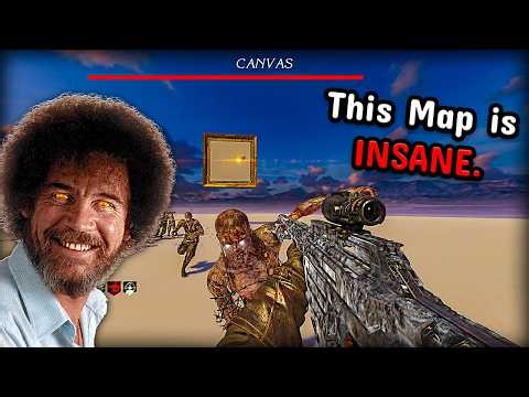 The BOB ROSS Zombies Map has a CANVAS Boss Fight... (Black Ops 3)