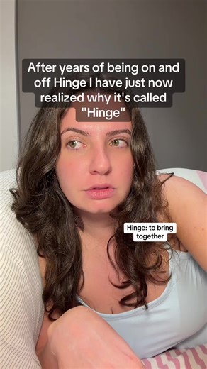 Years of being on the dating app Hinge and it just clicked for me... Did you know this?? How did I not realize this @hinge #hinge #dating #datingapps