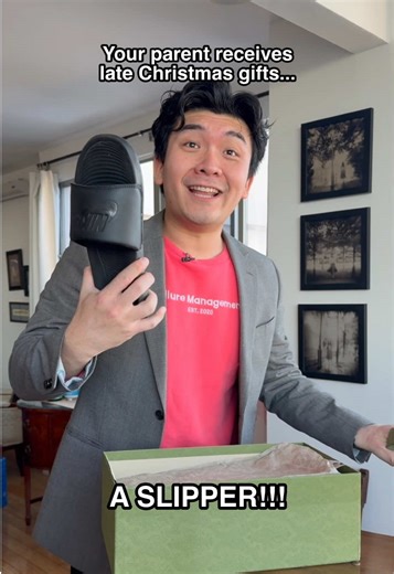 Giving your parents late Xmas gifts 🎄