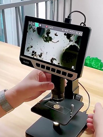 2000X ZOOM in Digital Microscope 12M Pixel With 7" IPS Monitor