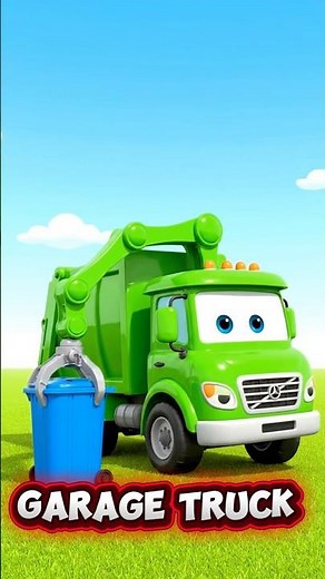 Garbage Truck Sound | Learn Vehicles | Car Sounds for Kids 🚛