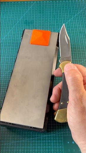 👀Buck 112 sharpening technique that actually works #knife #sharpening #gear