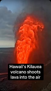 3.9K views · 102K reactions | Video from the U.S. Geological Survey showed Kilauea volcano spewing lava more than 800 feet into the air in its latest eruption on Hawaii’s Big Island. | CBS Evening News | Facebook