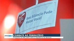 Combate ao feminicídio: campanha do MPE alerta sobre a importância da denúncia